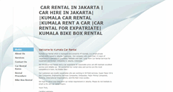 Desktop Screenshot of kumalarental.com